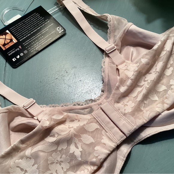 Bali Floral Lace Underwire Bra in Cream NWT 36DD - Picture 4 of 6